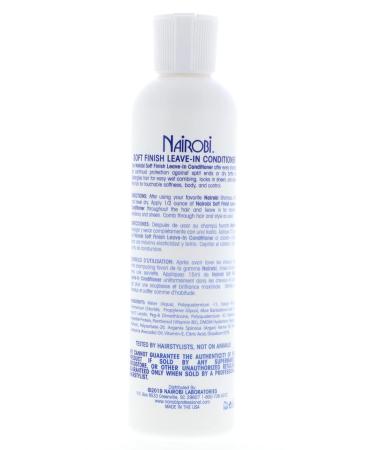 NAIROBI Soft Finish Leave-in Conditioner 8 oz | Best Leave-in for All Hair Types | International Shipping Available - Buy Online on GoSupps.com