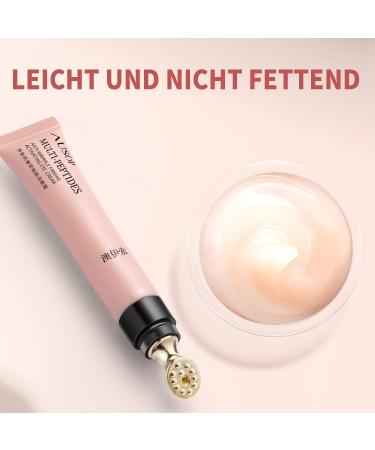 Razuyen Eye Care: Anti-Aging Eye Cream with Caffeine & Peptides for Dark Circles Fine Lines & Swelling - 18ml - Buy Online on GoSupps.com