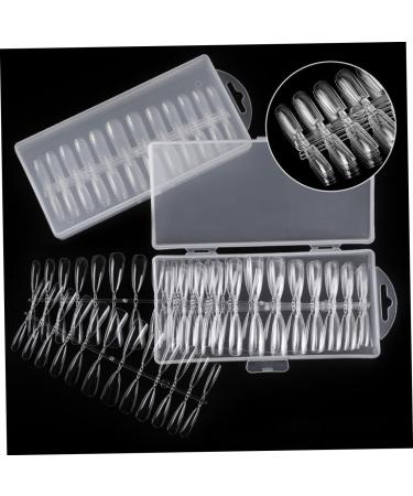 POPETPOP 2 Boxes Nail Tips French Nails Thin False Nail Fake Nails Manicure Stickers Ballet Nails Nail Decals False Coffin Nail False Toe Nails Nail Extension Stickers Fingernail No Trace - Buy Online on GoSupps.com