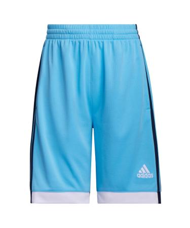 adidas Boys' Elastic Waistband Winner Short 4 Sky Rush