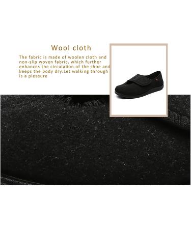 Mens Diabetic Edema Shoes - Breathable Touch Close Bar-Strap Wide-Fitting Indoor Memory Foam Slippers for Plantar Fasciitis - Size 5 Yellow - Buy Online on GoSupps.com