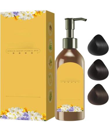 Coloring shampoo for dark hair Floral in one Scented hair color Herbal floral dye in one Gray hair Hair color shampoo Adults and - Buy Online on GoSupps.com