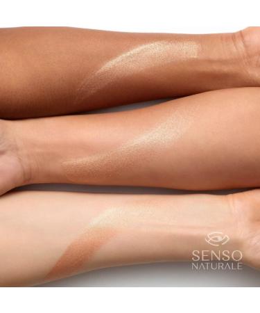 Senso Naturale Peach Gold Bronzing Oil Body Solid Illuminating Body Cream Moisturizing Glitter Nourishing and Scented for Women Neroli Tanning Cream Vitamin E Shea - Buy Online on GoSupps.com