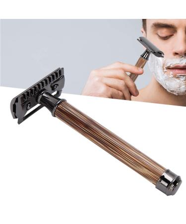 Portable Zinc Manual Razor for Men - Scratch-Resistant Cutting Head for Beard & Body Hair Removal - Buy Online on GoSupps.com