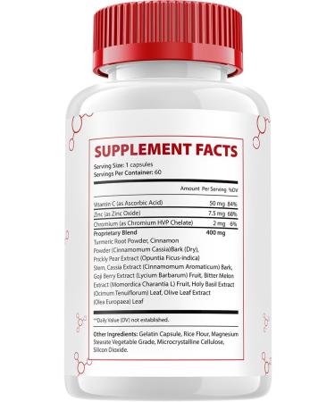 Gluco Maxum Capsules - Gluco Max Advanced Supplement All Natural Formula to Maintain Healthy Levels Maximum Strength Formula Glyco Maxum Pills Reviews (1 Pack - 60 Capsules) - Buy Online on GoSupps.com