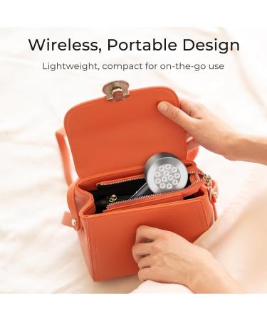 Scienlodic 2-in-1 Red & Blue Light Therapy Wand - Portable Rechargeable Device for Face Body Pain Relief - 24 LEDs for Skin Muscle Joint - International Shipping Available - Buy Online on GoSupps.com