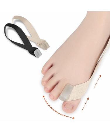 Bunion Orthosis Day and Night Wear Shoes - Toe Separator Tension Band - Black - Buy Online on GoSupps.com