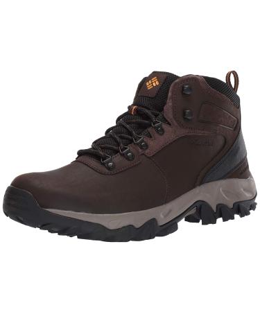 Columbia Men's Newton Ridge Plus Ii Waterproof Wide Hiking Shoe 15 Wide Cordovan, Squash