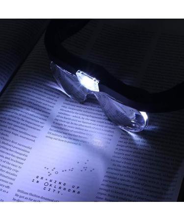 Head Magnifier Glasses with 2 LED Lights USB Charging Magnifying Eyeglasses for Reading Jewelry Craft Watch Repair Hobby  Detachable Lenses 1.5X  2.5X  3.5X 5X(Black) Headband Magnifier Glasses Usb Charging Black - Buy Online on GoSupps.com