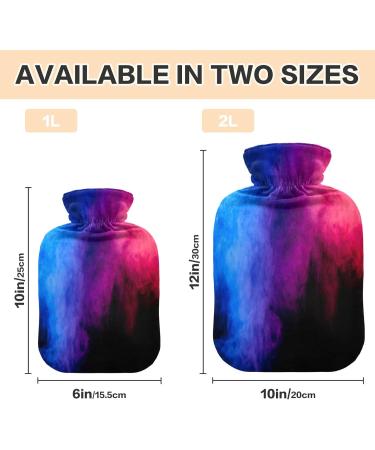 Shop 1L Hot Water Bottle - Soft Plush Cover Winter Warmer for Kids Men & Women - International Shipping Available - Buy Online on GoSupps.com