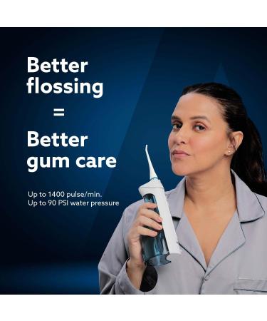 AGARO Ultra Plus Dental Flosser - Portable Cordless & Rechargeable | 5 Nozzles 4 Modes IPX7 Waterproof 200ml Tank - Perfect for Home & Travel - Buy Online on GoSupps.com