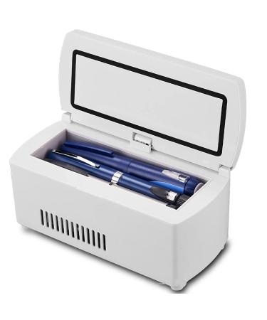 ZZBB Portable Car Refrigeration Case/Small Travel Box for Medication Mini Medicine Refrigerator and Insulin Cooler for Car Travel Home