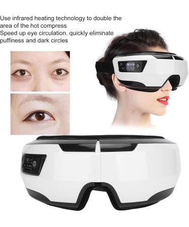 Intelligent Bluetooth Eye Massage Device - Wireless Music Therapy Massager for Stress Relief & Dry Eyes - Buy Online on GoSupps.com