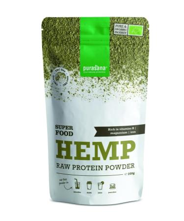 Prot ines de chanvre Bio qualit crues sans additif - id al pour V g tarien | 200g | Purasana