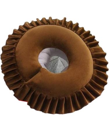 Face Cover Triple Functionality Comfortable Design Versatile Use Easy To Clean Polyester Fiber Material for Travel Home Portable Soft Face Down Pillowcase (Dark Dark Brown - Buy Online on GoSupps.com