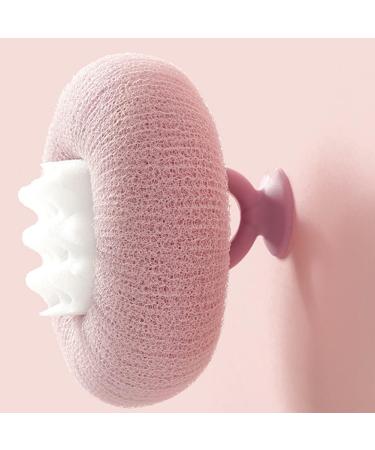 1Pcs Lightcyan Suction Cup Bath Ball - Sunflower Exfoliating Body Scrubber & Bath Sponge for Men & Women - International Shipping Available - Buy Online on GoSupps.com