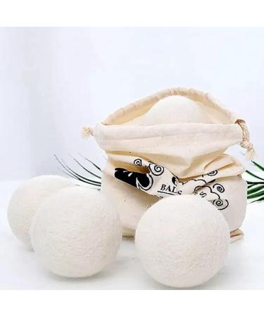 Estink Wool Dryer Balls - 6 Pack Reusable Fabric Softener for Faster Drying & Reduced Wrinkles | Eco-Friendly Laundry Solution - Buy Online on GoSupps.com