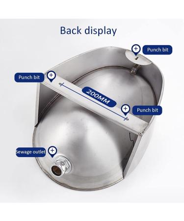 Inodoros modernos para ba os de Acero inoxidable para el hogar inodoros comerciales de pared inodoros p blicos de drenaje Vertical con o sin inducci n adecuados para USO en hogares Silver Suit G - Buy Online on GoSupps.com
