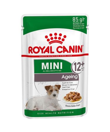 Royal Canin Mini Ageing Adult 12+ Wet Food Pouches 85g (Pack of 24)