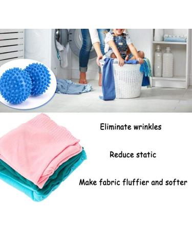 4 Pcs Reusable Dryer Tumble Balls - Speed up Drying, Reduce Creases - Durable Plastic Laundry Dryer Balls - Buy Online on GoSupps.com