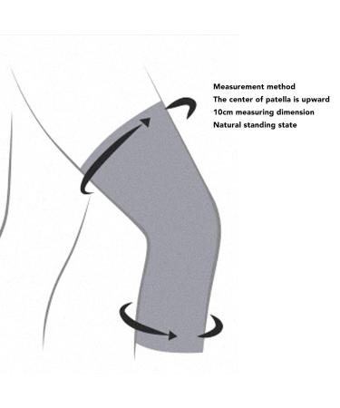 Knee Compression Sleeve - Adjustable V Shape Sports Kneepad for Running | XL Multi-Function Support - Buy Online on GoSupps.com