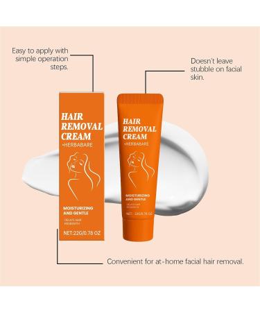 Facial Hair Removal Cream - Hair Removal Lotion 22g | Skincare Solution for Girls on Face Chin and for Home Parties and Beauty Routine - Buy Online on GoSupps.com