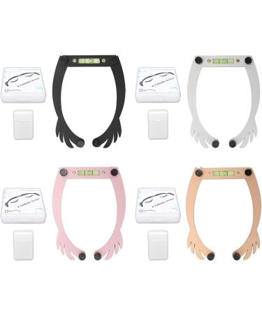 Eyebrow Line Shaping Ruler Foldable Eyebrow Bow Mapping Ruler Replaceable Cotton Thread 4 Sets for Makeup Learner for Salon - Buy Online on GoSupps.com
