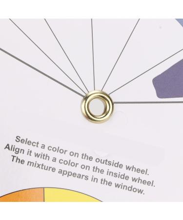 Color Wheel Guide for Art and Makeup Mixing - Creative Chromatic Circle for Paint and Blend Board - Small Pocket Size for Art Class and Learning Tool - Buy Online on GoSupps.com