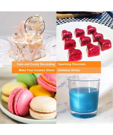 8-Color Luster Dust Set (3g each) for Cake, Fondant, Gum Paste - Set 1 - Buy Online on GoSupps.com