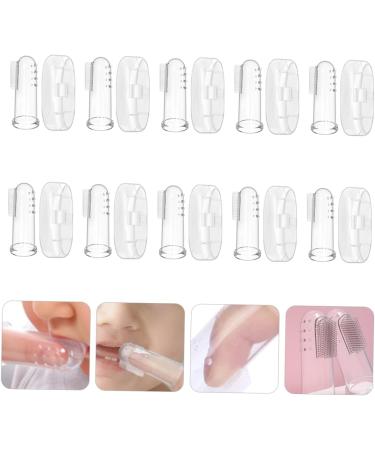 Tovinanna 20 Sets Finger Brush - Travel Toothbrush for Newborns & Toddlers | Children's Toothbrushes | Baby Finger Toothbrushes for Pets - Buy Online on GoSupps.com