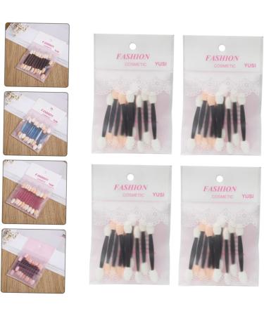 VINTORKY 40pcs Sponge Stick Mini Cosmetic Brushes Eyeshadow Application Brush Glitter Eyeshadow Plastic Abs - Buy Online on GoSupps.com