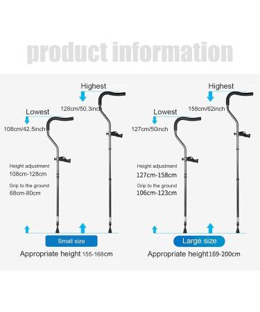 Underarm Crutches Adult Crutches for Men and Women Foldable Walking Crutches with Double Shock Absorber for The Elderly and The Disabled 127 It's so Kind of You Safehappy Smooth Sailing 108 - Buy Online on GoSupps.com