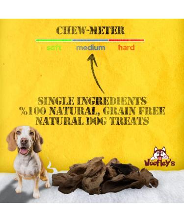 Woofley's we love you | Hairy Lamb Ears | Goat Ears | Natural Dog Treat Chews | 500 gr/Pack Lamb Ears with Hair 500 g (Pack of 1) - Buy Online on GoSupps.com