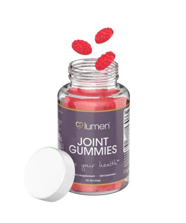 Lumen Naturals Mobility Gummies for Women with Glucosamine Delicious Raspberry Flavor 120 Gummies 60 Servings Non-GMO Gluten-Free Easy to Enjoy Daily (120 Count (Pack of 1))