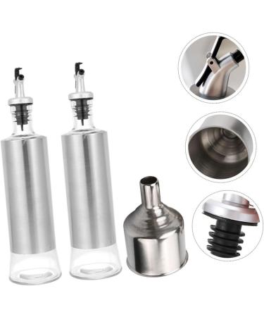 ABOOFAN 1 Set Glass Oiler Terrariums Glass Oil Pot Leak- Proof Ceiling Curtain Track Vinegar Cruet Dispenser Bottle Syrup Oil Dispenser Oilcan Leakproof Glass Vegetable Oil - Buy Online on GoSupps.com