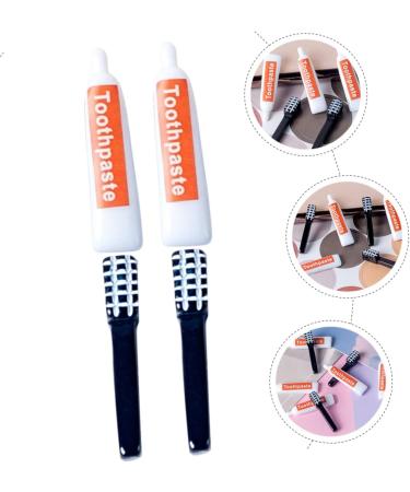 SHINEOFI 40 Pcs Miniature Toothpaste & Toothbrush Dolls - Perfect for DIY Crafts Jewelry and Dollhouse Decor - Buy Online on GoSupps.com