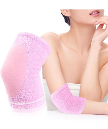 Buy Women's Pink Gel Elbow Sleeves - Breathable Elastic Support Guard for Golf & Tennis - Moisturizing Comfort & Protection - Buy Online on GoSupps.com