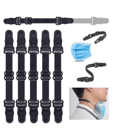 Mask Extender - Face Mask Strap,Face Mask Extender Strap Ear Loops Relieving Ear Pressure & Pain from Wearing Long-Time Mask for Nurses,Food-Workers,Mask Strap Extender with High Elastic Fabric