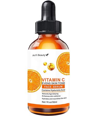 Vitamin C for Skin - Skin Care with Pure Organic Vitamin C - 1 Fl Oz Moisturizer for Daily Skin Care for Most Skin Types - Buy Online on GoSupps.com