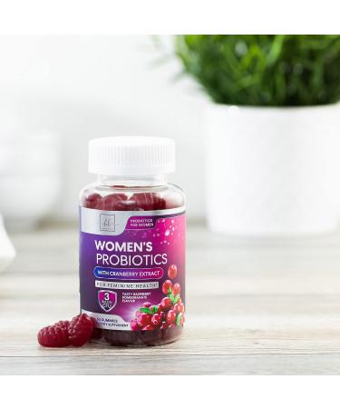 Women's Probiotic Gummies | Multi Billion CFU for Digestive, Vaginal & Immune Health | Vegan & Shelf Stable | Gluten & Dairy Free - 60 Gummies - Buy Online on GoSupps.com