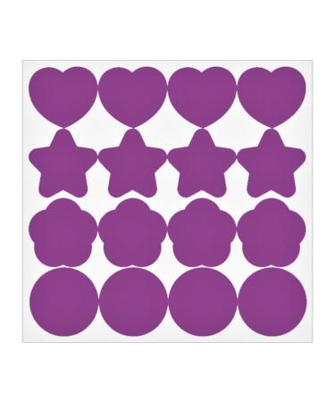 UV Detection Reminder Waterproof UV Stickers Waterproof UV Activated Sunscreen Stickers Sunscreen Stickers Reapply Reminder Changes Color to Help Prevent Sunburn 5 Sheet
