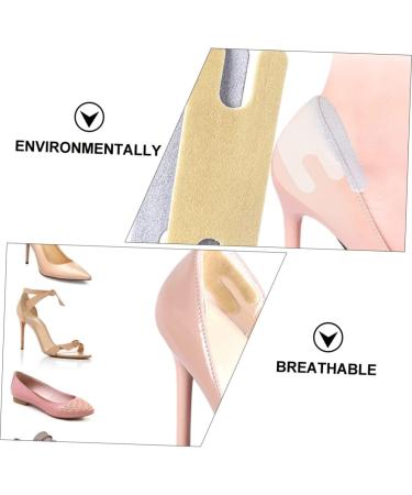 NOLITOY Non-Slipping High Heel Grips - 12 Pairs Self-Adhesive Cushion Inserts | Transparent Foot Care Pads for Ultimate Comfort - Buy Online on GoSupps.com