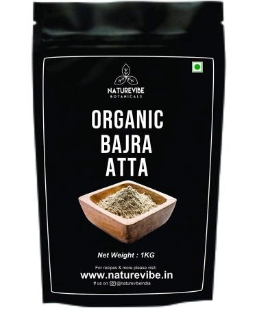Naturevibe Botanicals Organic Bajra Atta - 1Kg