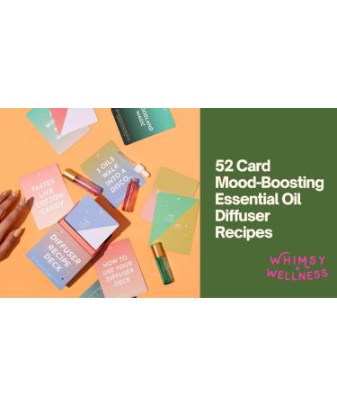 WHIMSY + WELLNESS Diffuser Recipe Deck | 52 Mood-Boosting Essential Oil Recipes for Home & Happiness | Perfect for Beginners and Experts - Buy Online on GoSupps.com