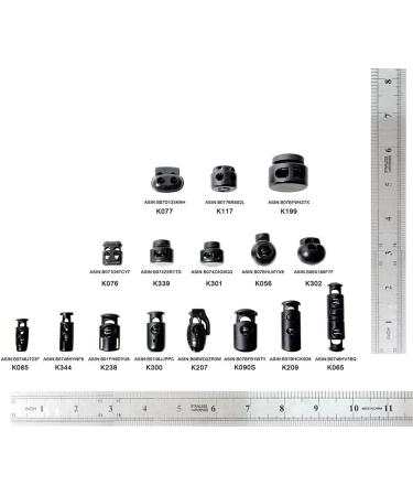 DYZD Plastic Cord Locks End Spring Stop Toggle Stoppers Multi-Colour (20PCS  Black) - Buy Online on GoSupps.com