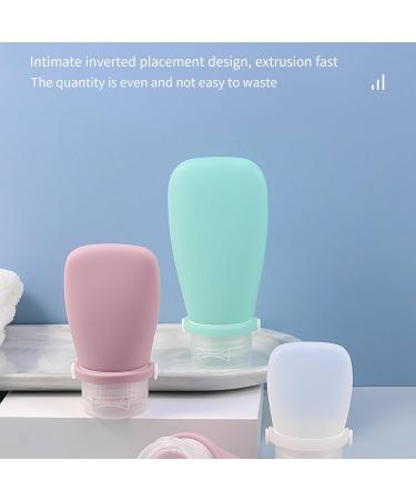 Roseflower 4-Piece Silicone Travel Bottles | Leak-Proof BPA-Free TSA Approved | Portable Shampoo Lotion Shower Gel Containers | International Shipping - Buy Online on GoSupps.com