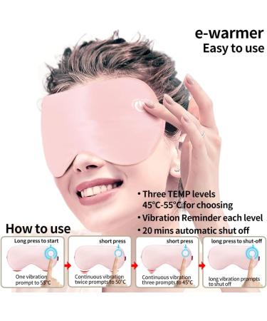 Ewarmer Cordless Heated Eye Mask for Stye Blepharitis Treatment - Relief for Dry Eyes, Chalazion, MGD - Warm Therapy with Flaxseed - Buy Online on GoSupps.com
