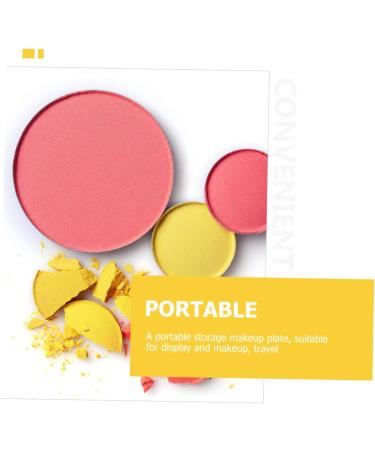 Beavorty 100 Pcs Eye Shadow Disk Eyeshadow Makeup Pans Diy Cosmetic Pallet Miss Plate Stainless Steel - Buy Online on GoSupps.com