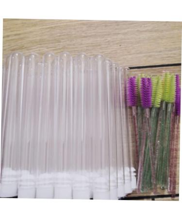 FRCOLOR 10pcs Hollow with Drill Eyelash Curler Makeup Brush Tube Colorful Lash Curler Filling Extend 11x1.2cm Random Color - Buy Online on GoSupps.com