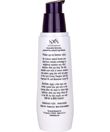 NXN Beauty Sleep: Super Hydrating Overnight Moisturizer & Anti-Aging Face Mask for Dry/Sensitive Skin - 1 Fl Oz | Shop Internationally - Buy Online on GoSupps.com